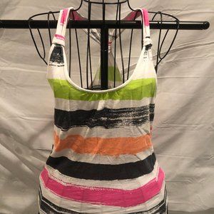 Nollie XS Multicolor Striped Racerback Tanktop